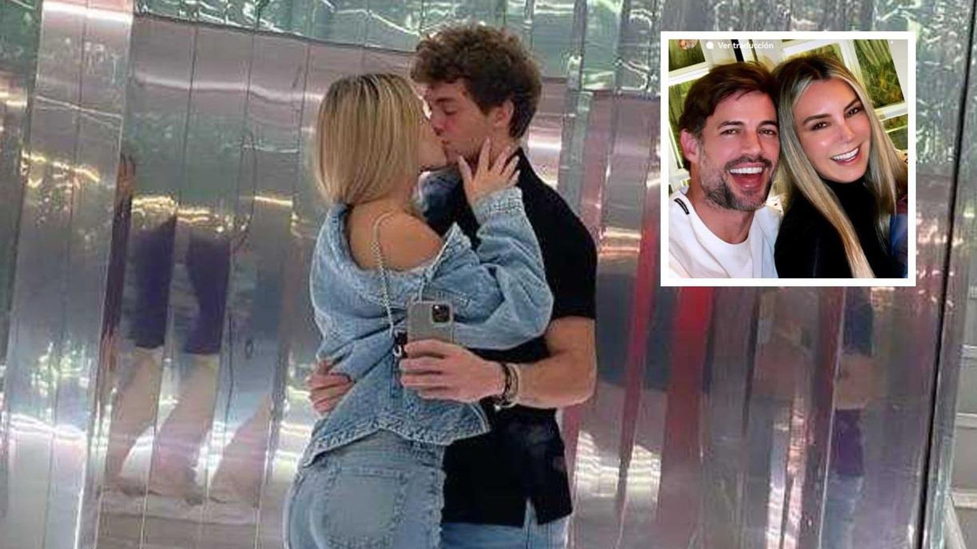 Christopher Levy y su novia derrochan amor con un tierno beso