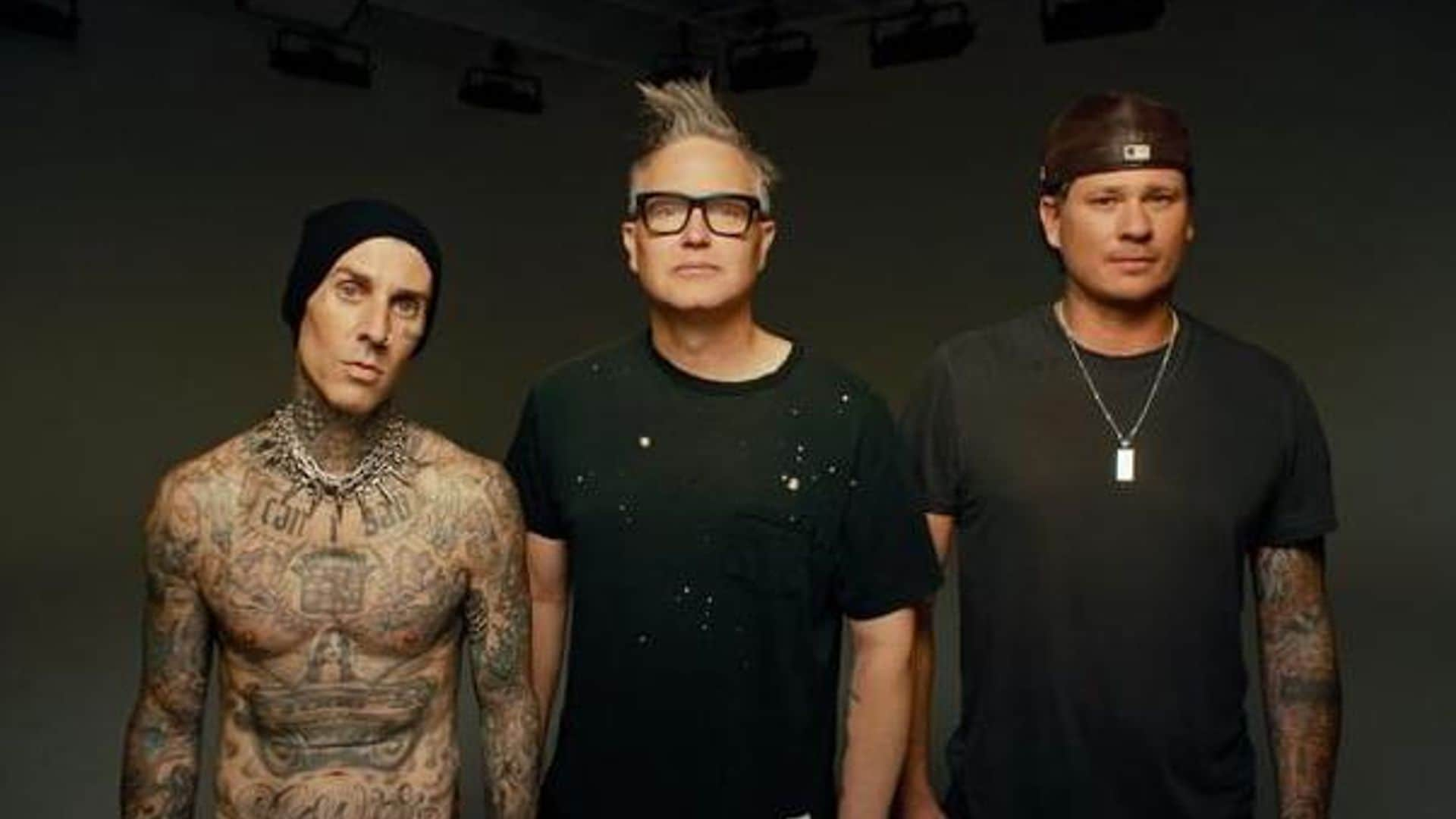 Blink-182 regresa a los escenarios luego de ocho años y todos le agradecen a Kourney Kardashian