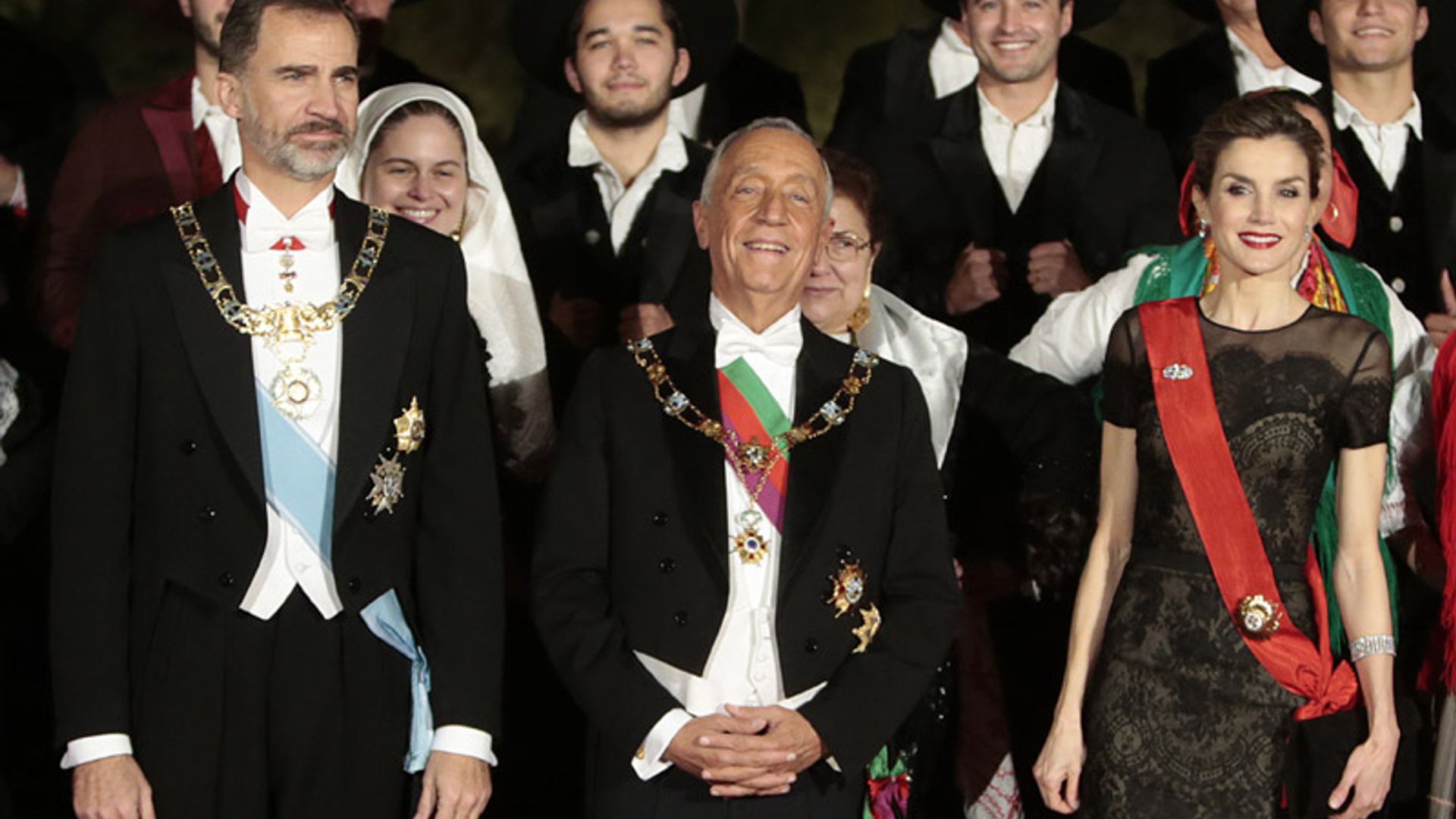 Cena de gala en Portugal en honor a don Felipe y doña Letizia