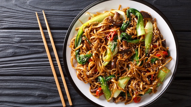 noodles pakchoi adob