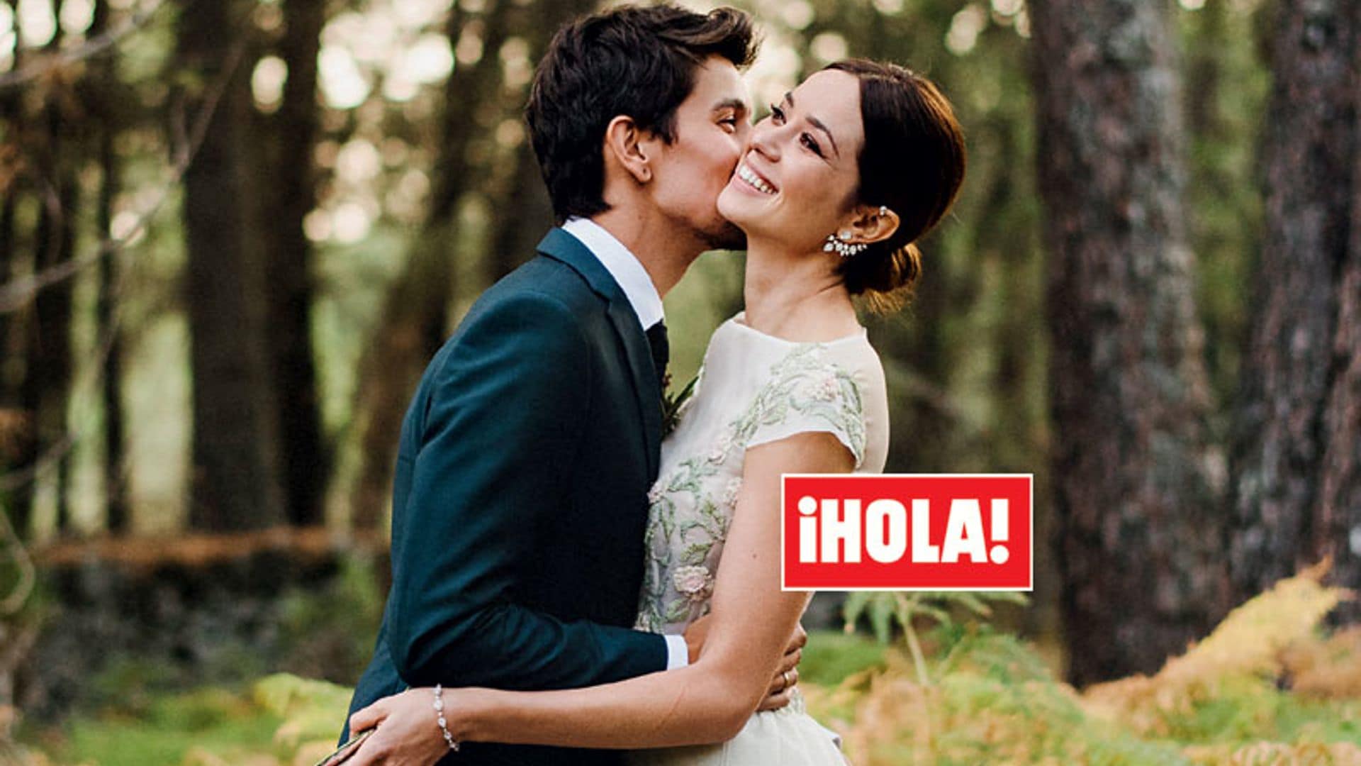 En ¡HOLA!, entramos en la mágica boda de la actriz Dafne Fernández