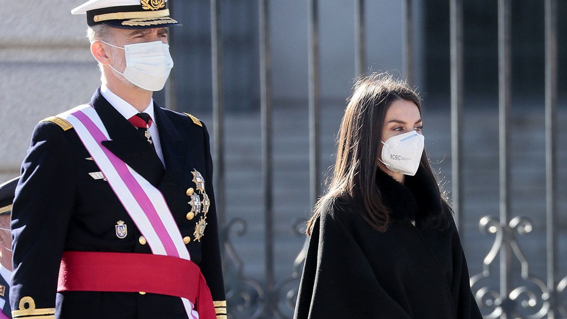 Los Reyes presiden una Pascua Militar marcada por la pandemia