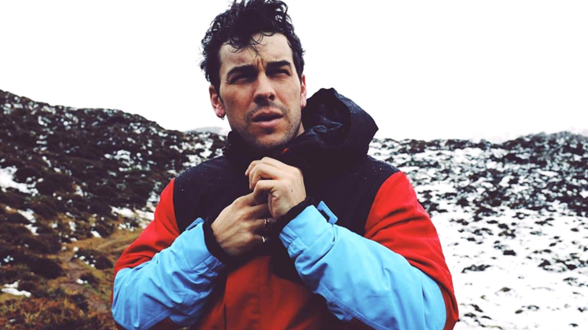 Mario Casas, mucho frío y una profunda reflexión en su última escapada con amigos