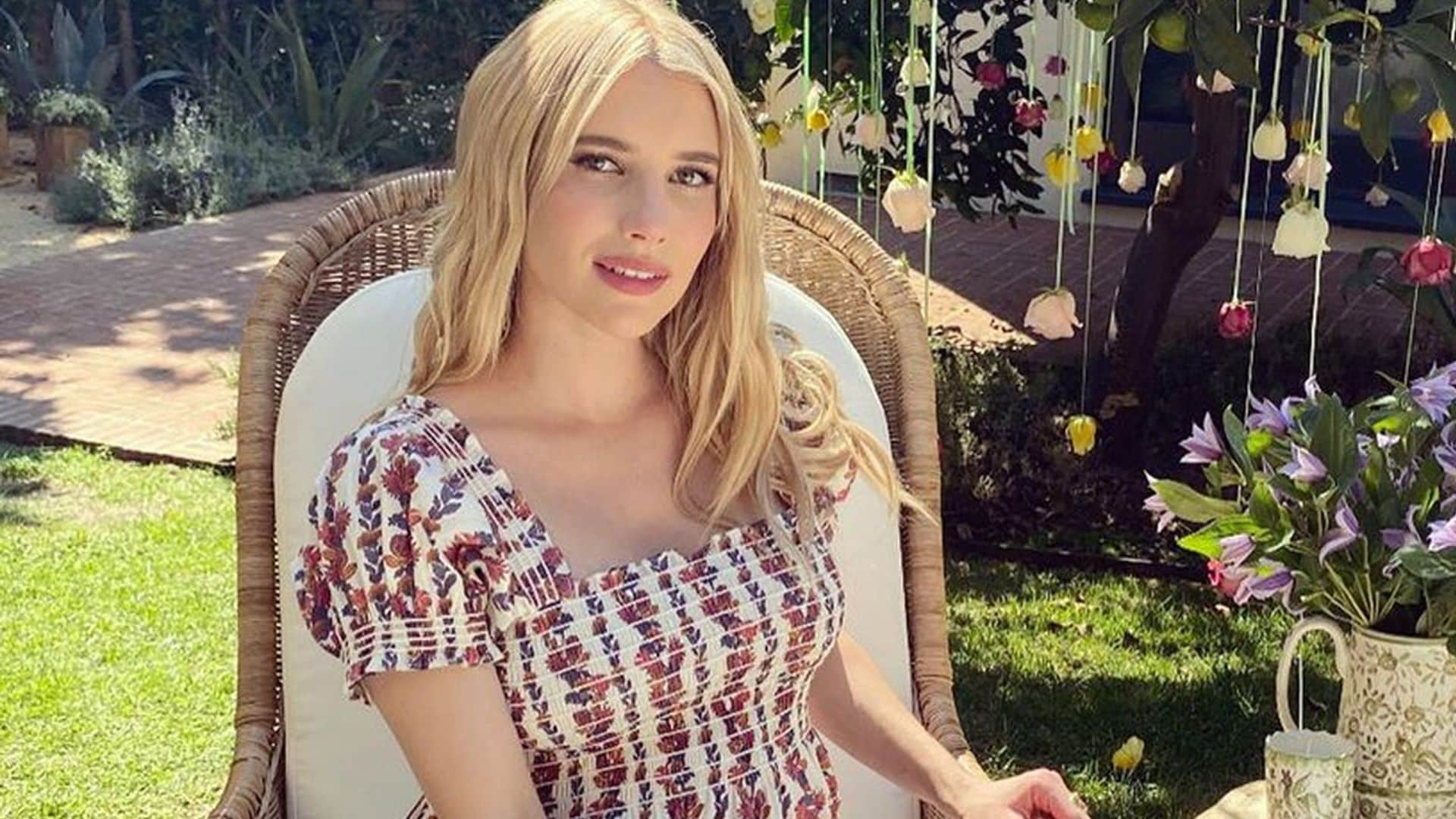 Emma Roberts publica la primera foto de su bebé... ¡con looks a juego!