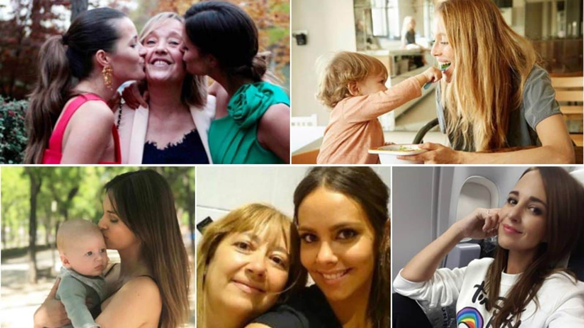 Helen Lindes, Malena Costa, Vanesa Lorenzo... abren sus álbumes familiares en el Día de la Madre