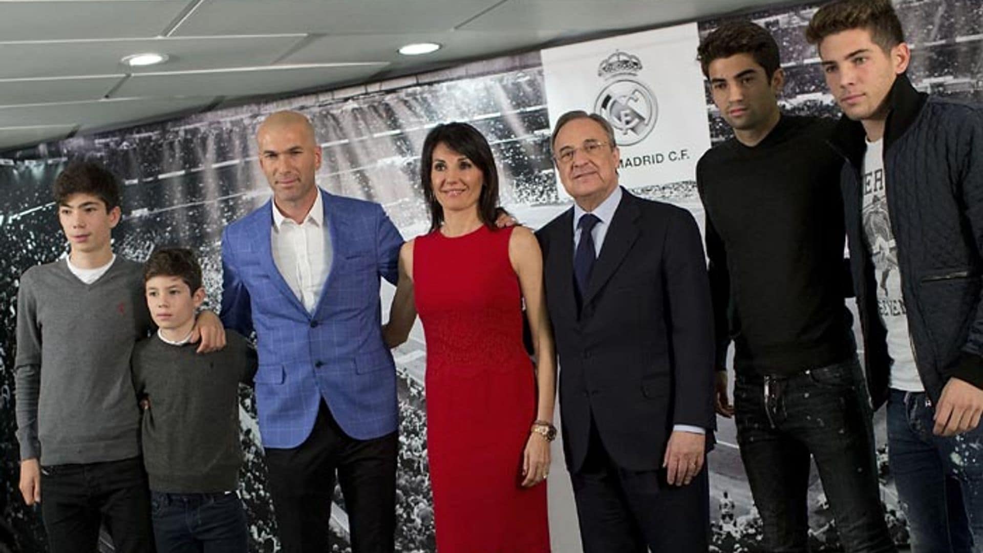 Zidane, nuevo entrenador del Real Madrid, ¿conoces a su familia?