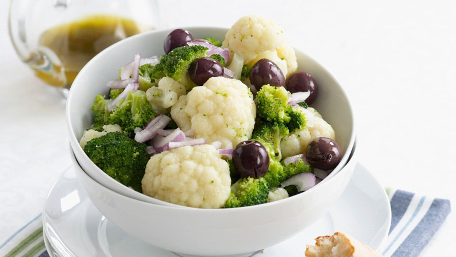 Ensalada de brócoli y coliflor