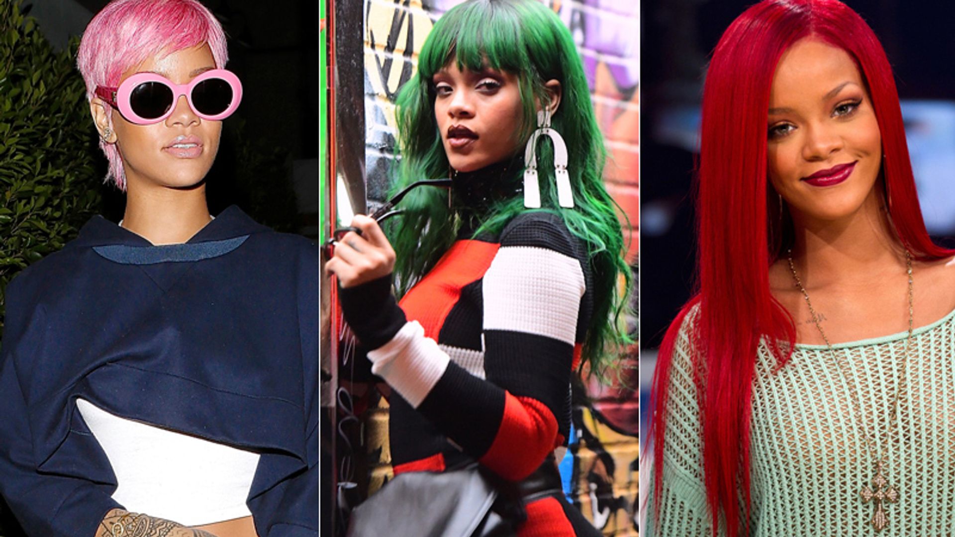 Rihanna y los colores fantasía: así es como debes cuidar un cabello teñido