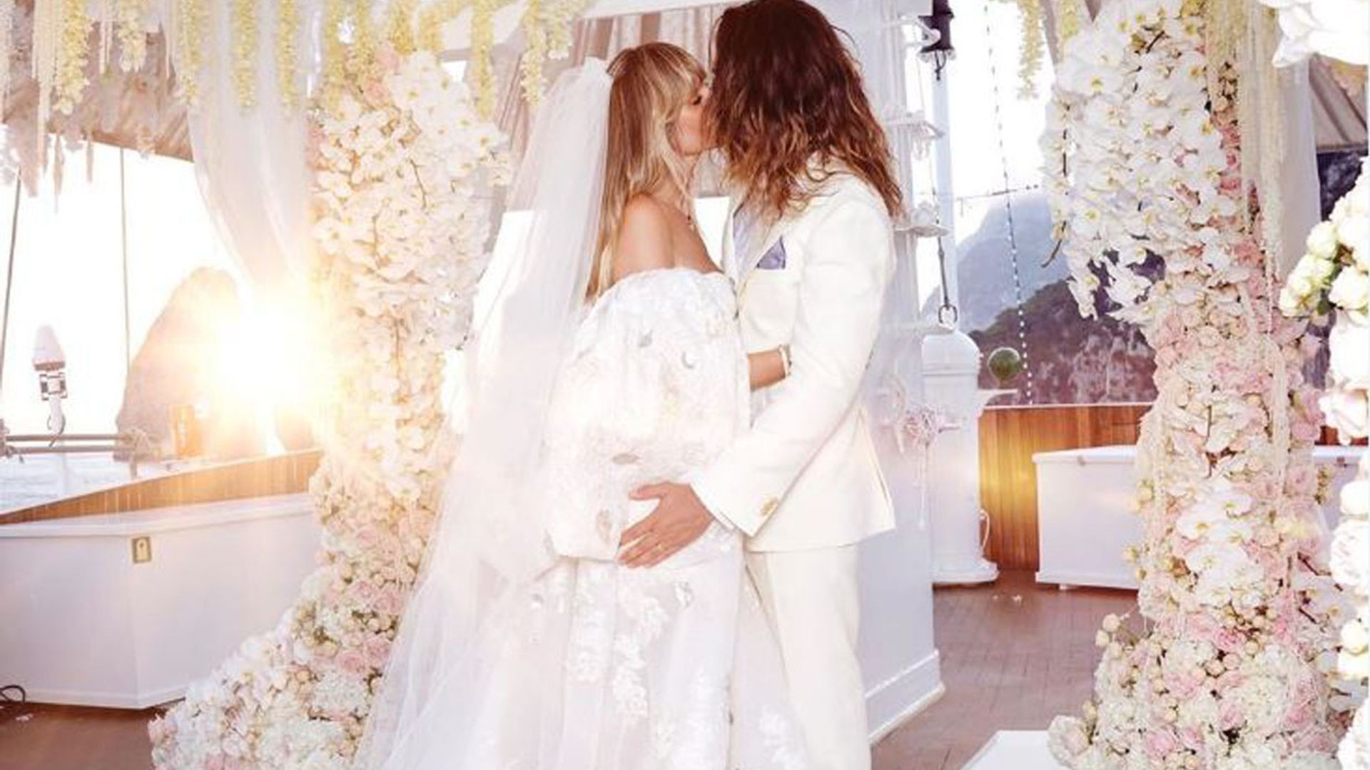 Heidi Klum desvela quién diseñó y cómo se hizo su espectacular vestido de novia