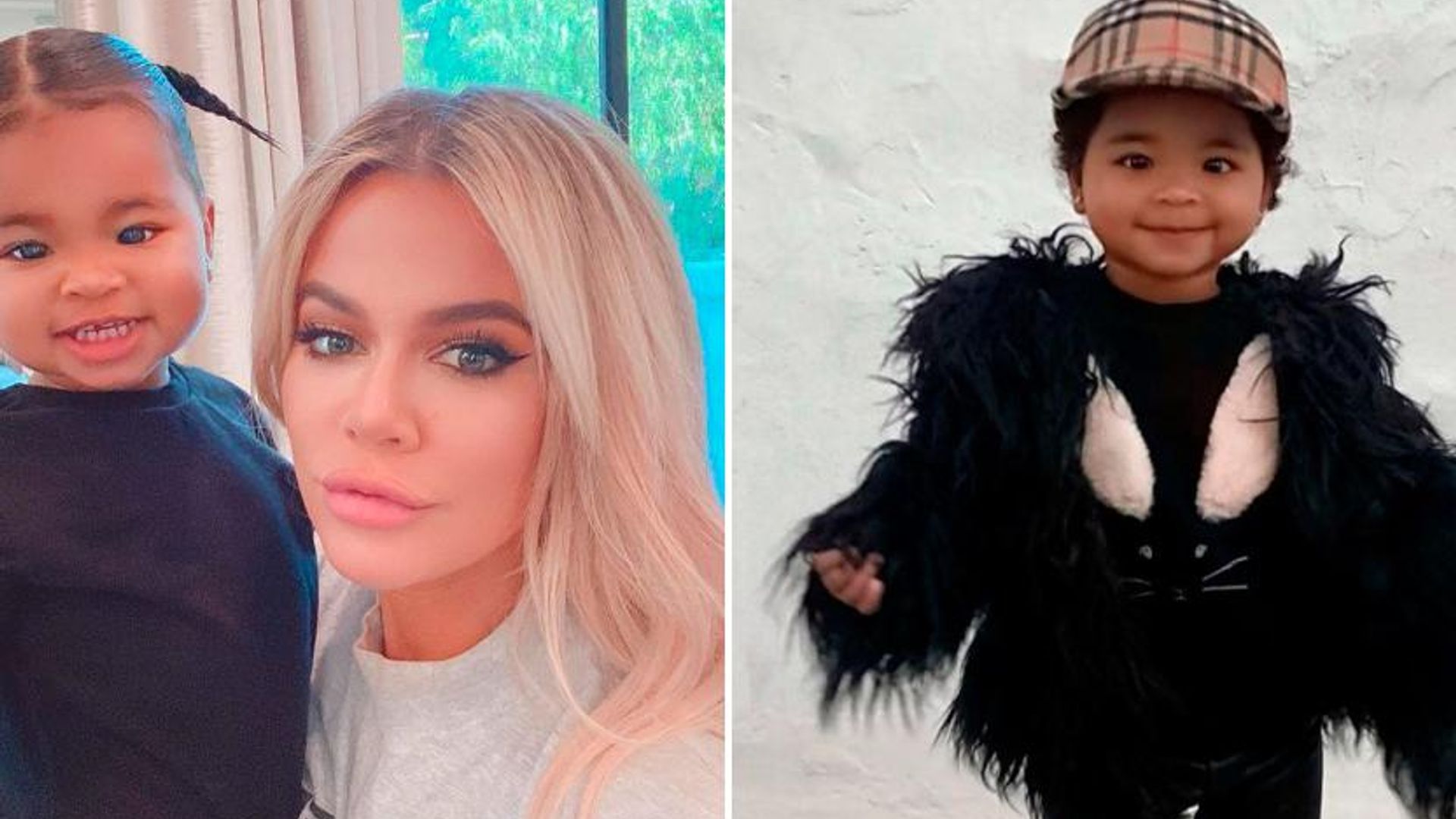 El estiloso look de otoño de True, la hija de Khloé Kardashian