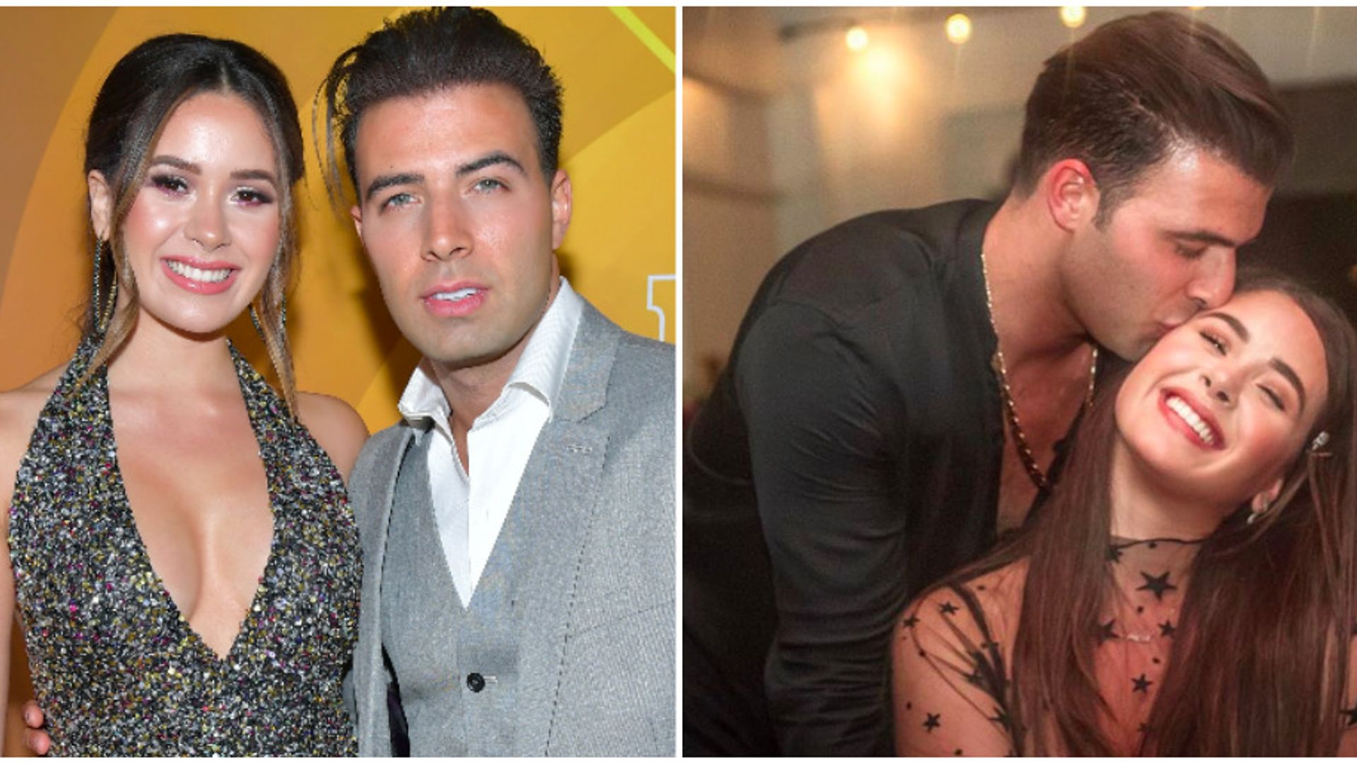 Los momentos más románticos de Jencarlos Canela y Danna Hernández