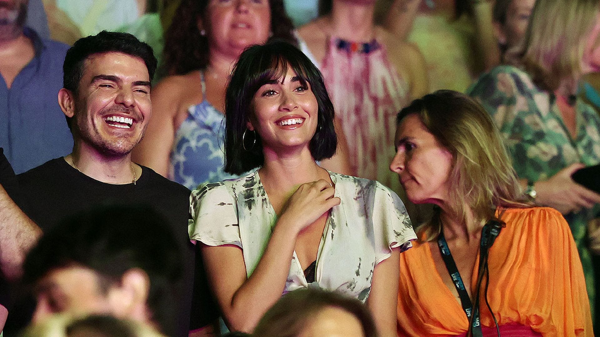 Aitana disfruta del concierto de Sebastián Yatra y despeja los rumores de ruptura