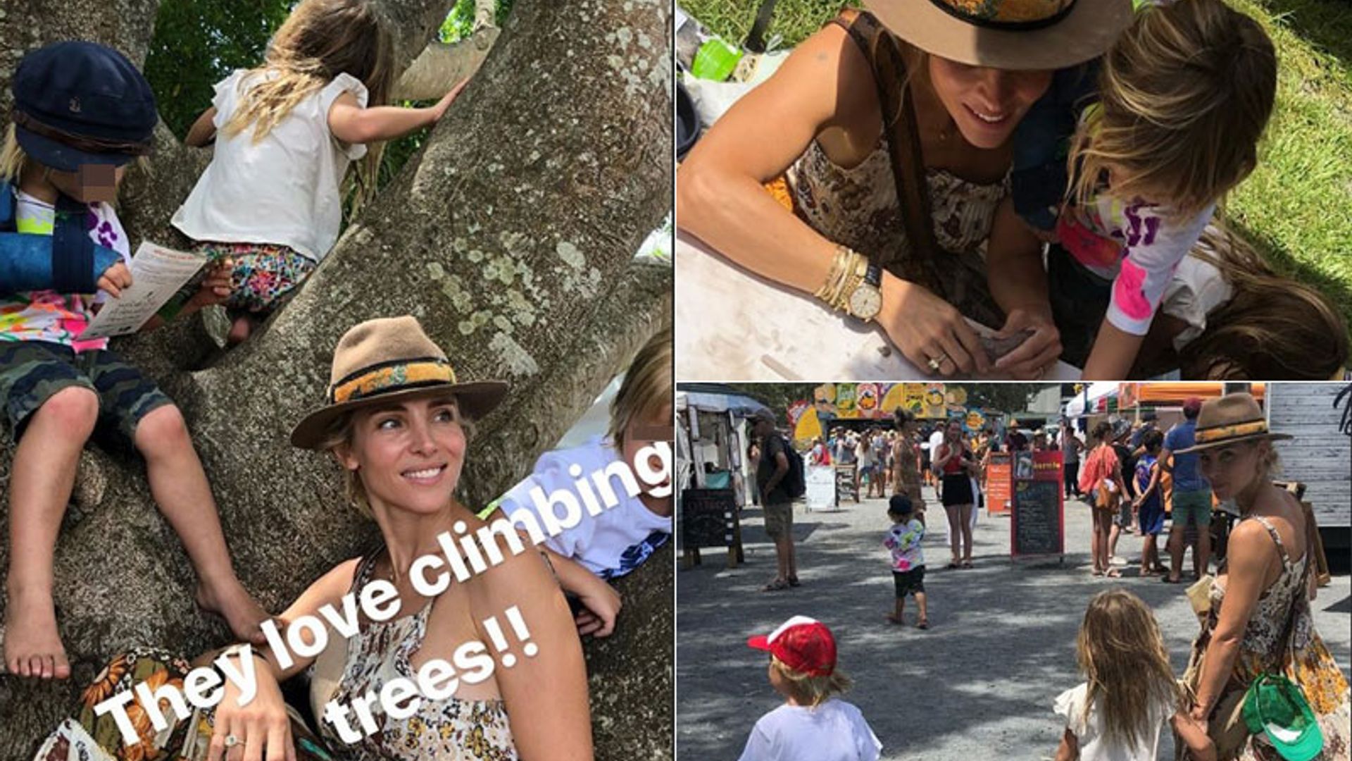 Elsa Pataky disfruta con sus hijos de un plan 'typical spanish' en Australia