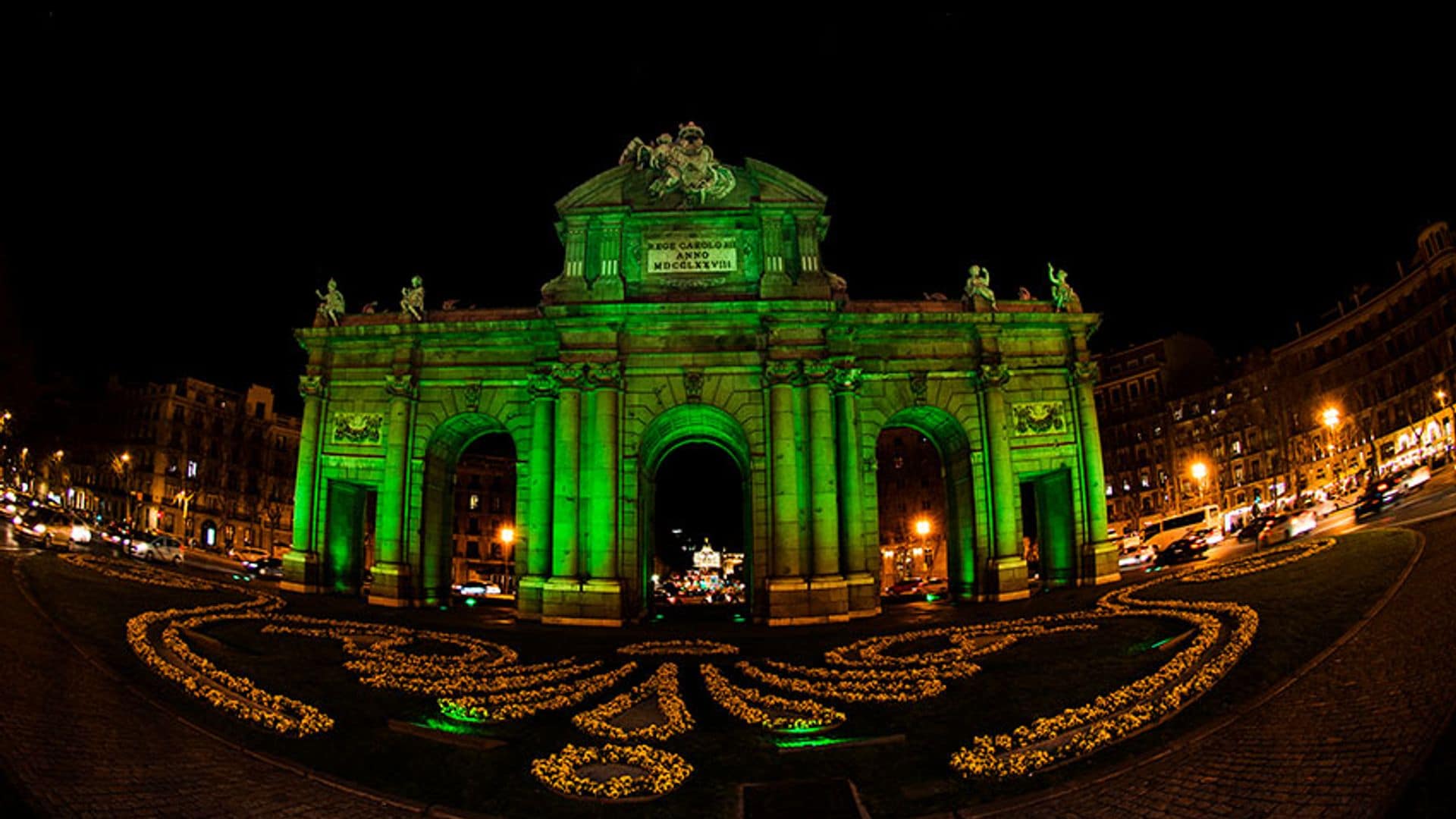 Monumentos de España que se van a teñir de verde