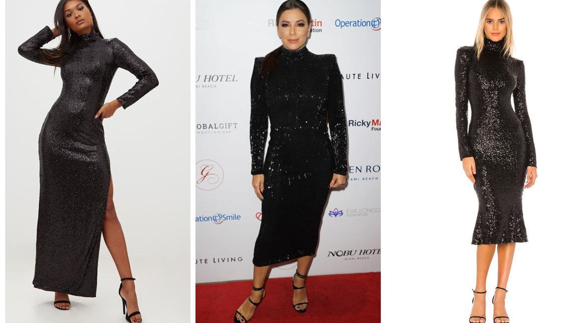 8 vestidos para emular el look de lentejuelas de Eva Longoria