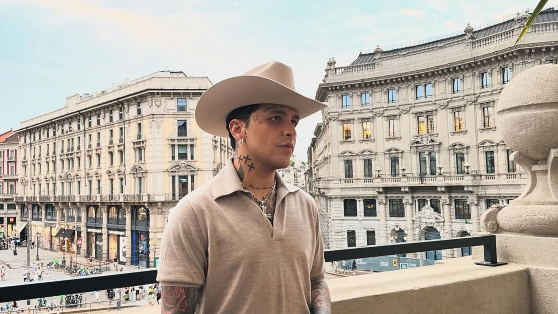 Christian Nodal sí estuvo presente en la fiesta de cumpleaños de su hija Inti