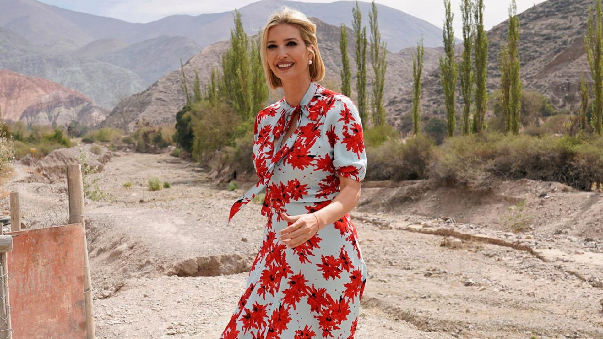 Los nuevos vestidos de Ivanka Trump en Sudamérica, del más caro al más barato