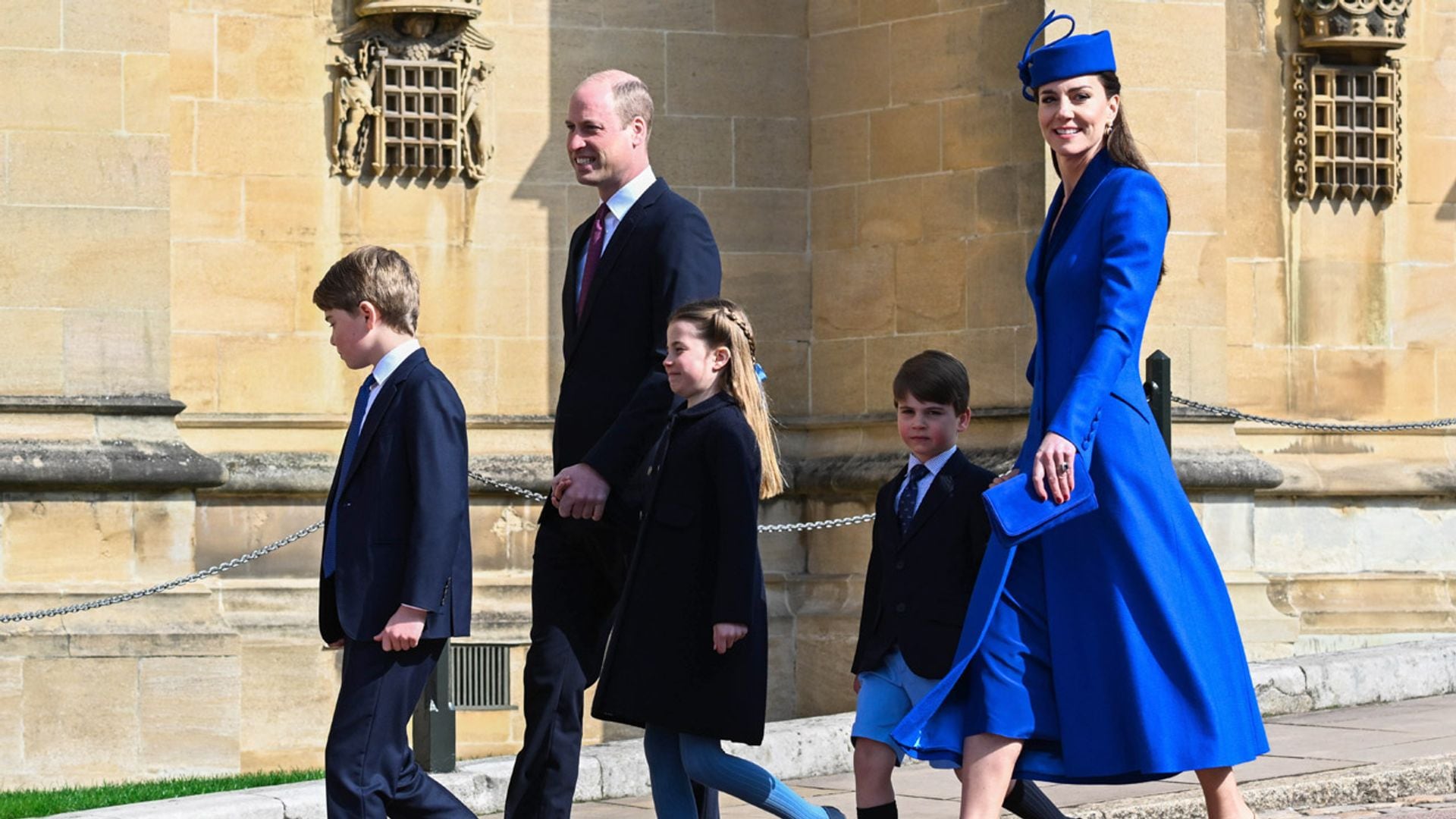 George, Charlotte y Louis no acudirán a la Misa de Pascua de la que fueron protagonistas los últimos años