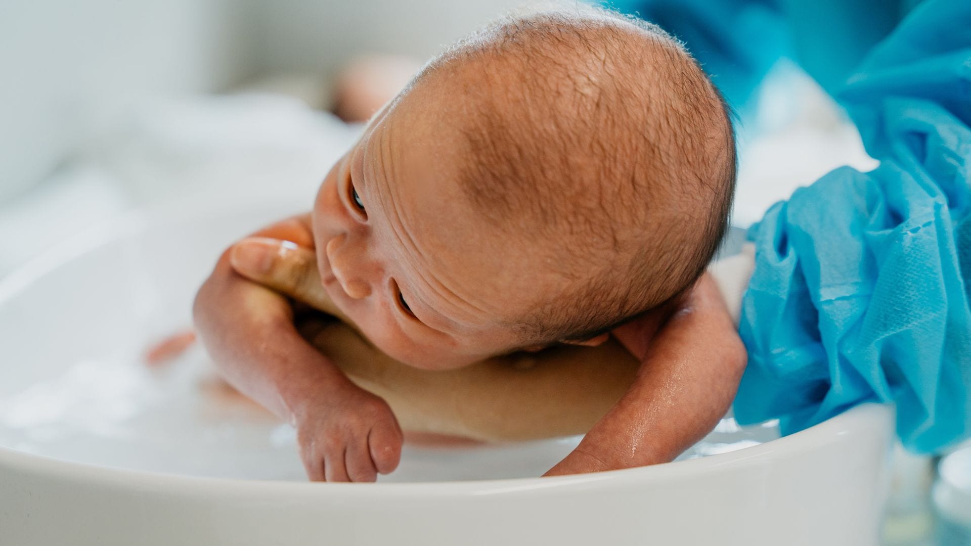 Primer baño del recién nacido