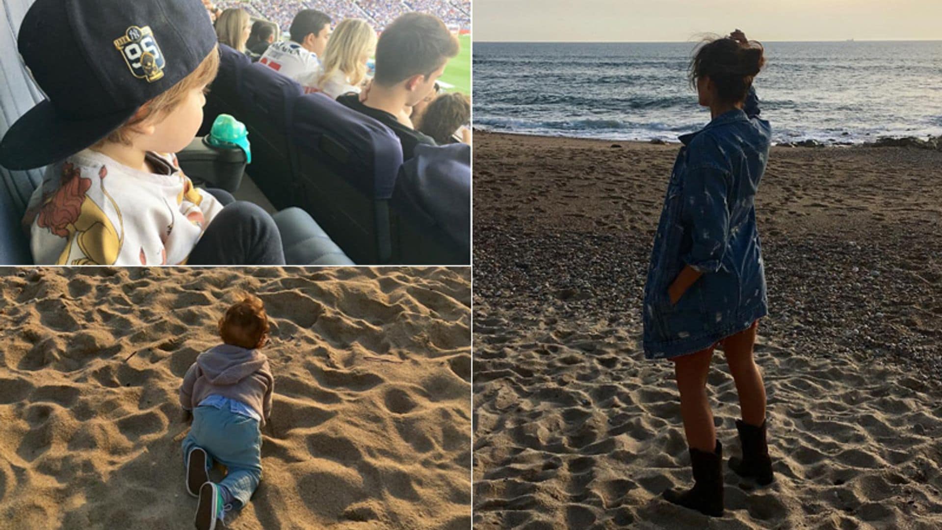 Días de playa, fútbol… Así están siendo las vacaciones de Sara Carbonero con sus hijos