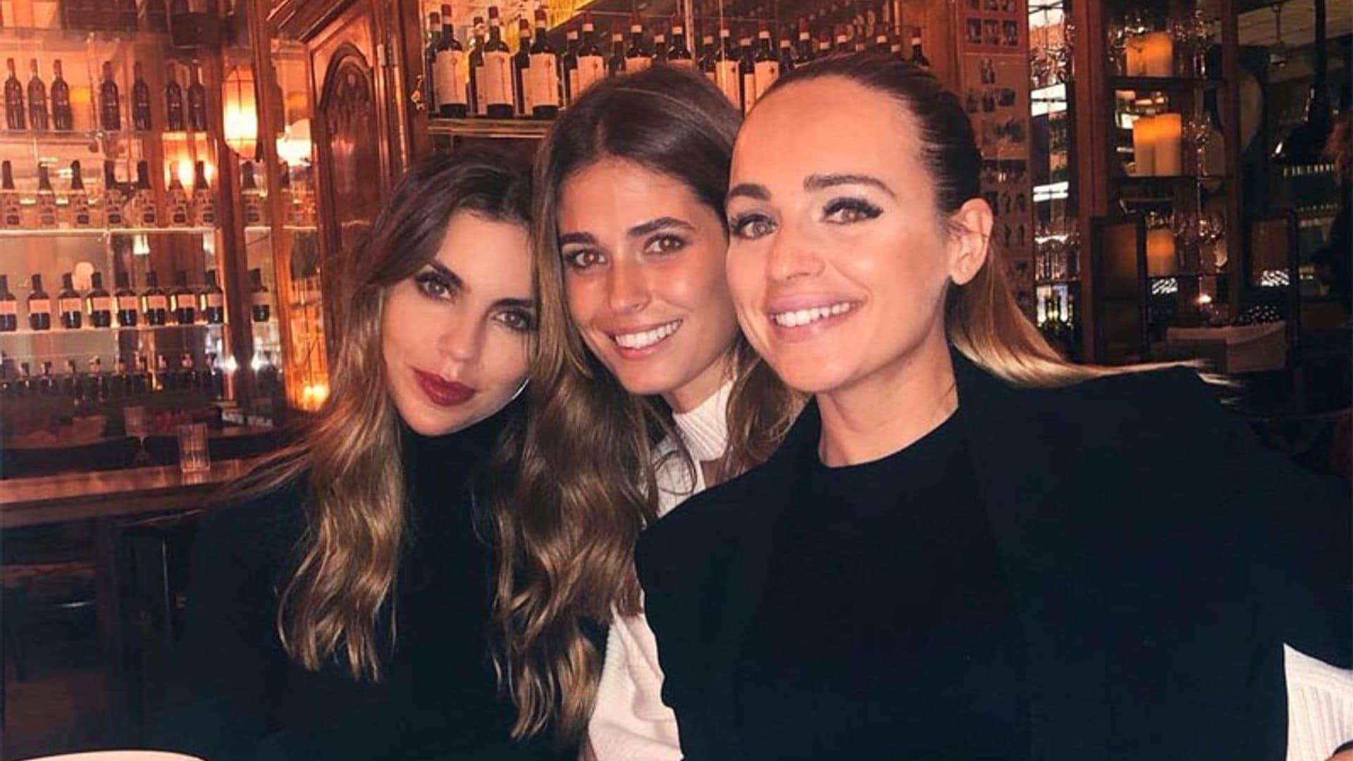 Melissa Jiménez y las WAG's del Barça, una cena con mucha deportividad