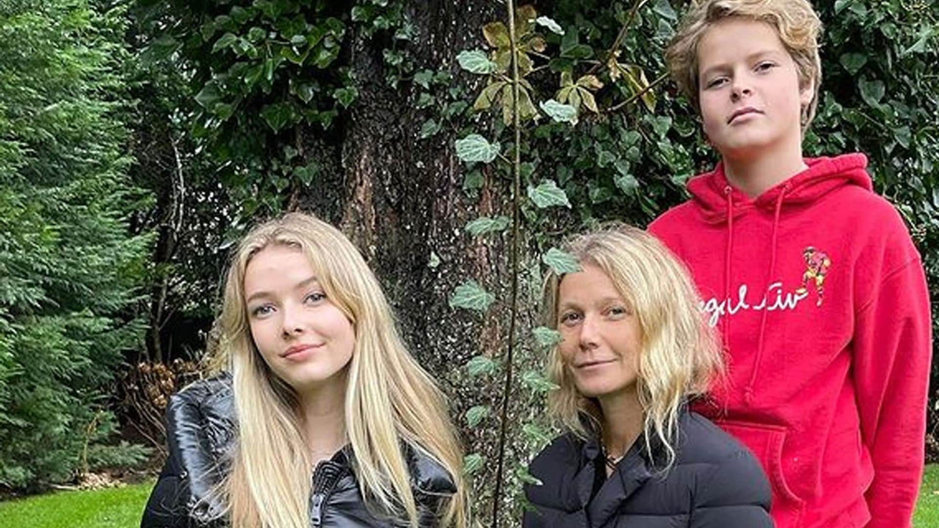 El divertido 'mote' con el que Gwyneth Paltrow felicita a su hijo Moses en su 15 cumpleaños