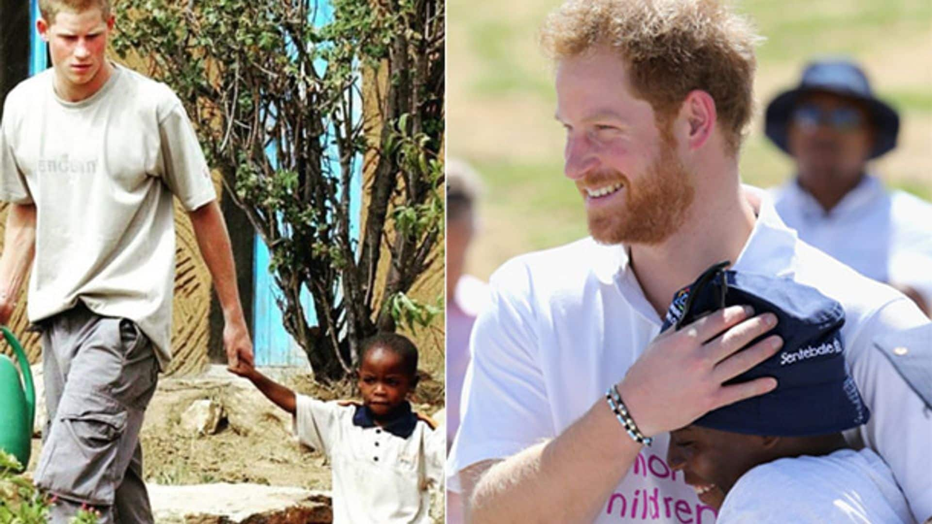 Emotivo encuentro en Lesotho entre el príncipe Harry y Mutsu Potsane, amigos desde hace una década