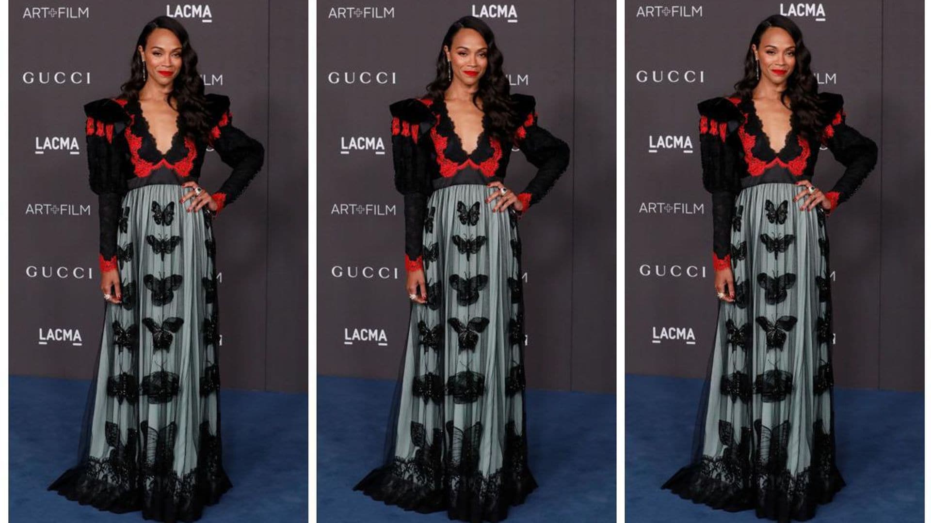 ¿Maxi vestidos de encaje? Lúcelos como Zoe Saldana