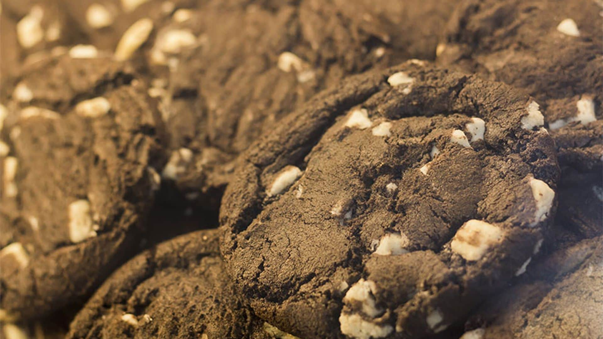 'Cookies' de chocolate al cuadrado