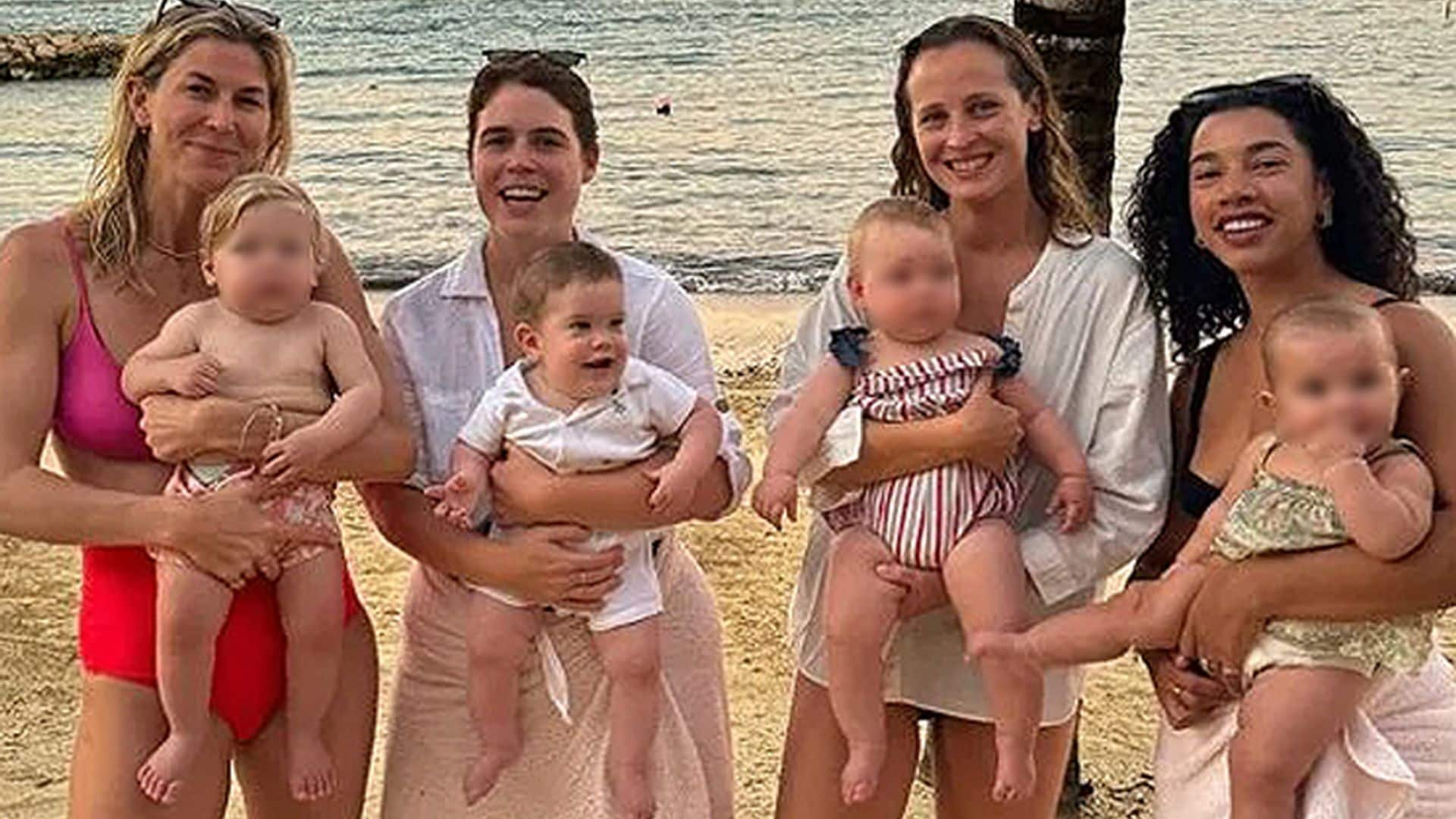 Eugenia de York y Jack Brooksbank comienzan el año en Jamaica con amigos y sus hijos August y Ernest