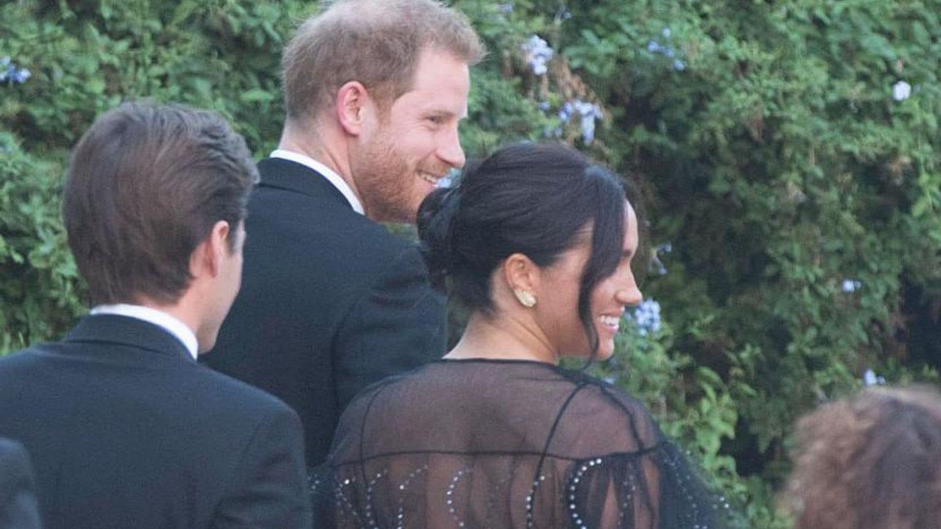 Meghan Markle y el príncipe Harry acuden a la boda de Misha Nonoo