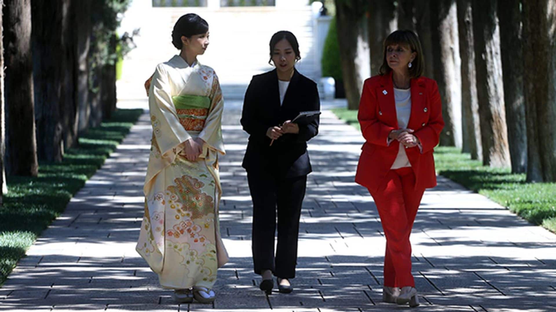 La princesa Kako, de viaje oficial a Grecia mientras Japón abre el debate sobre cómo salvar la dinastía
