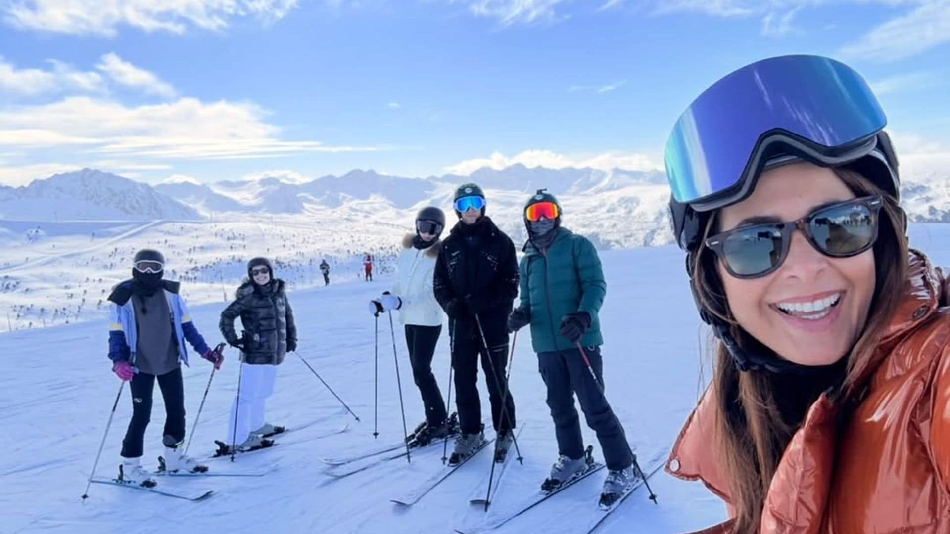 La escapada de Nuria Roca a la nieve con sus hijos, pero sin Juan del Val