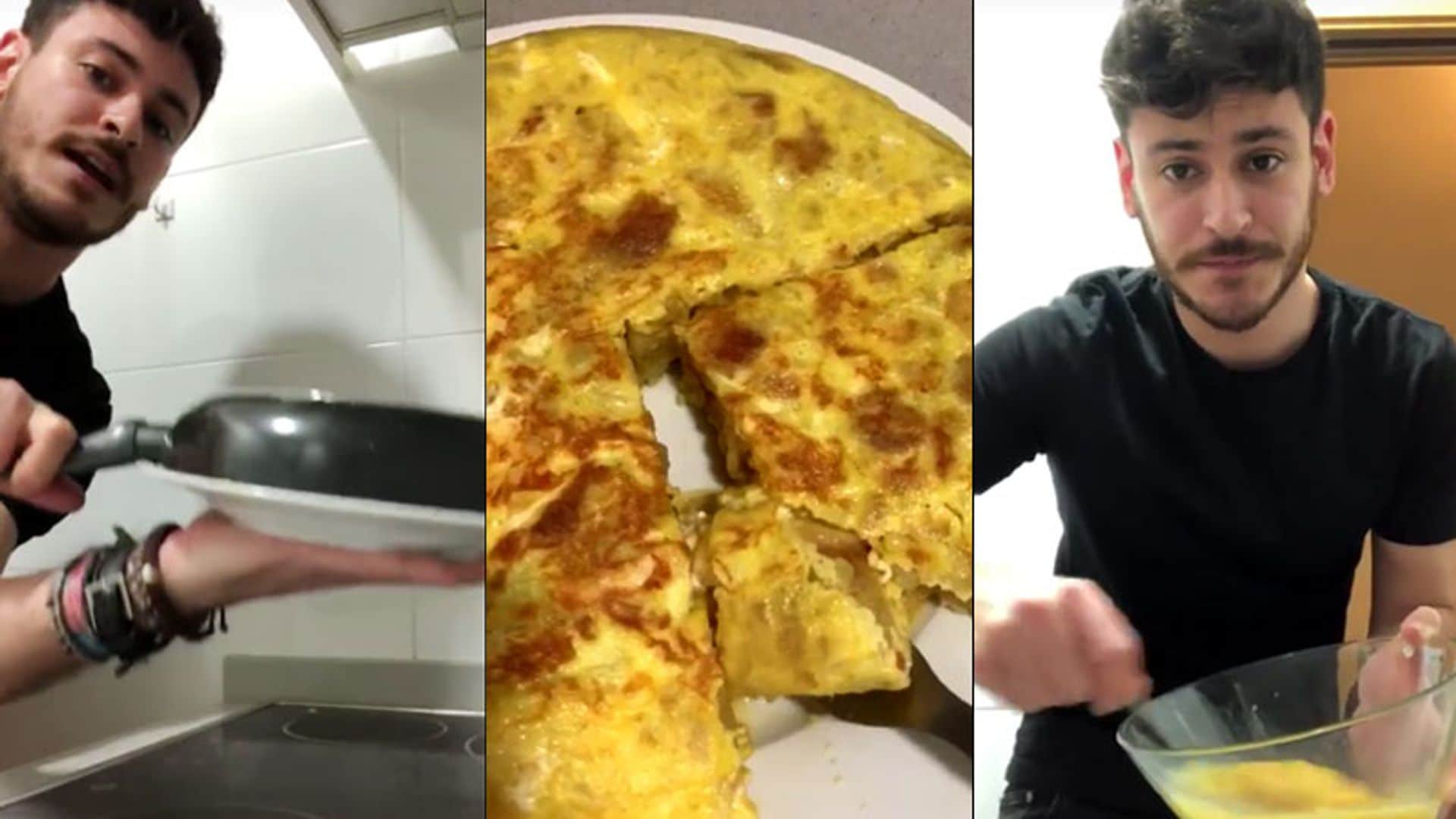 Sin cebolla y con queso: aprende a preparar la tortilla de patatas de Cepeda, paso a paso