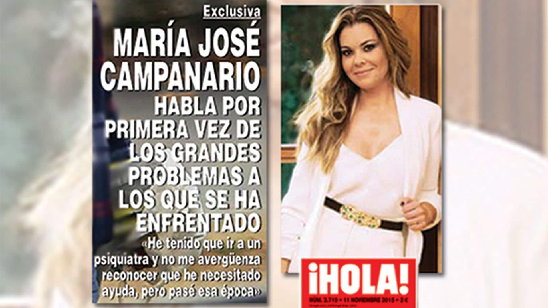 Exclusiva en ¡HOLA!: Las revelaciones más esperadas de María José Campanario