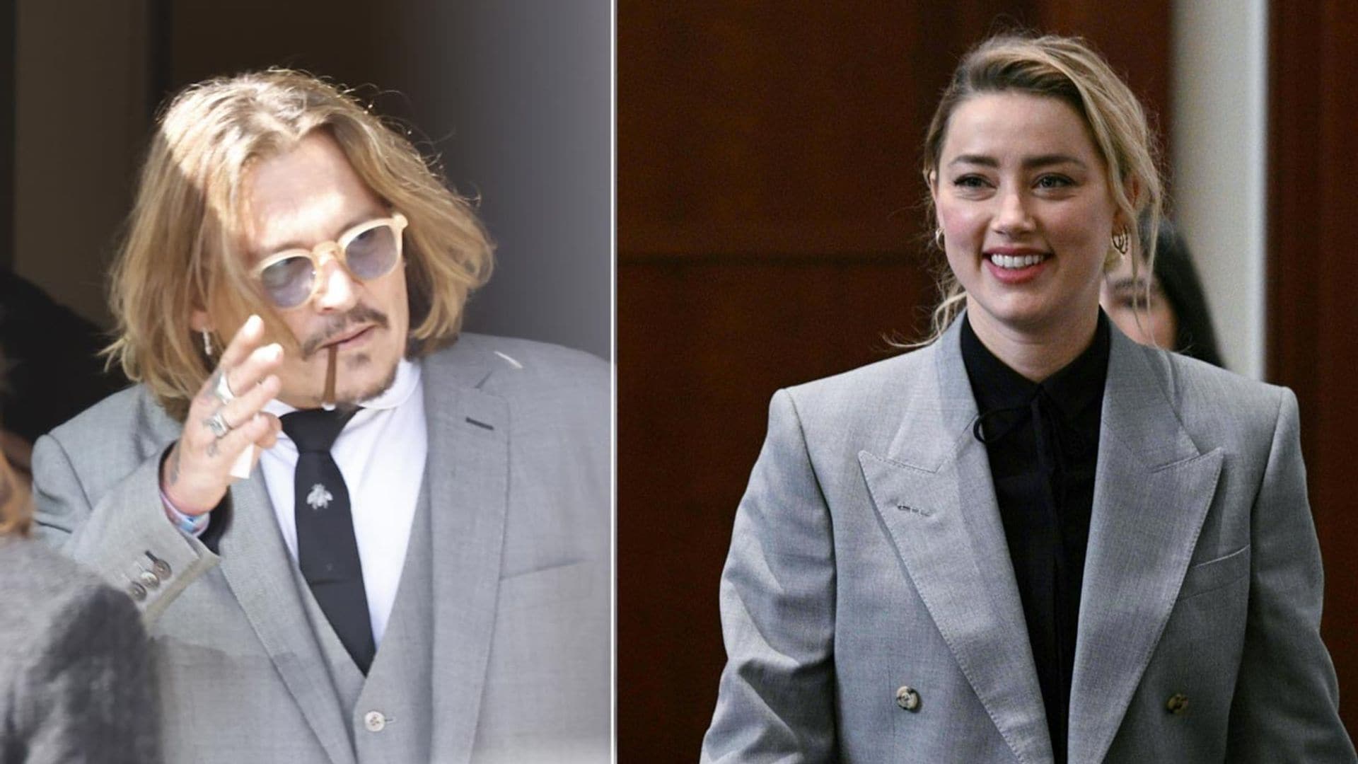 Amber Heard 'copia' los estilismos de Johnny Depp en el mediático juicio que les enfrenta