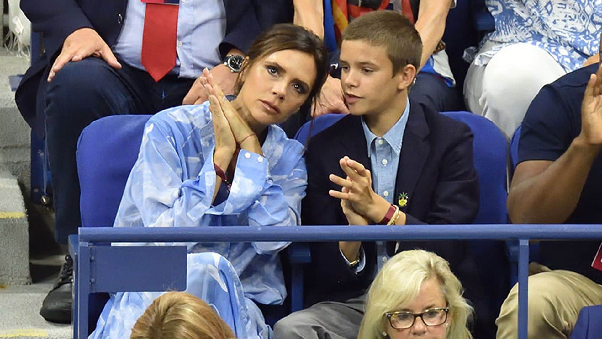 Victoria Beckham, muy bien acompañada (y sin David) en el Open de USA