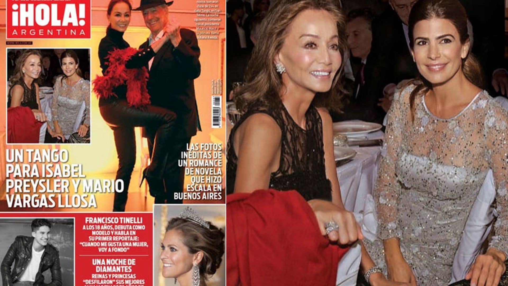 Isabel Preysler y Mario Vargas Llosa, a ritmo de tango en ¡HOLA! Argentina