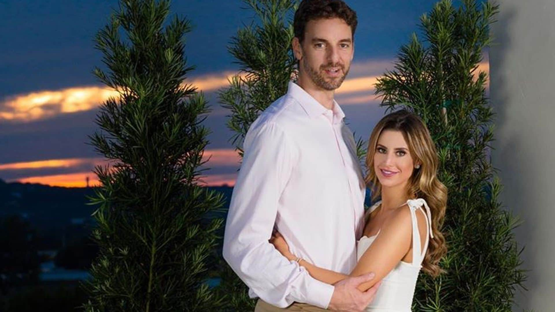 '¡Mr. Benjamin Button!' La romántica felicitación de Cat McDonnell a Pau Gasol por su 40º cumpleaños