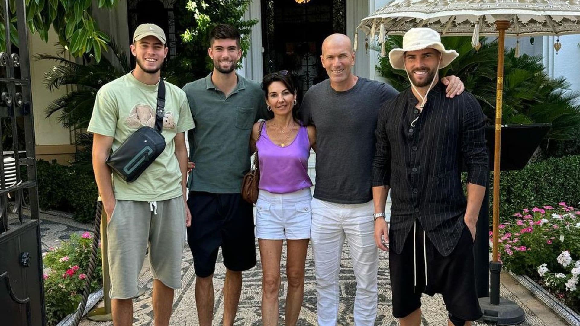 La escapada a Andalucía de Zinedine Zidane junto a su familia