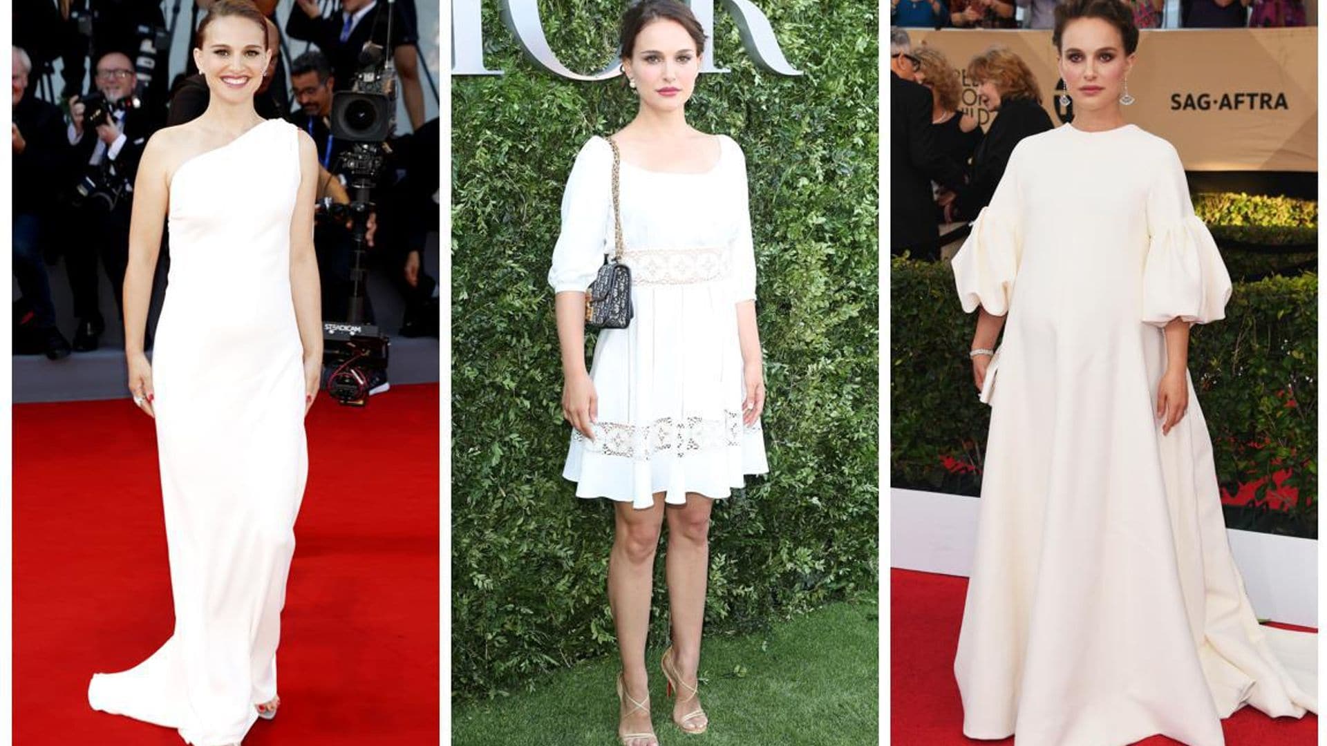 Elegante y luminoso: los mejores ‘white looks’ de Natalie Portman