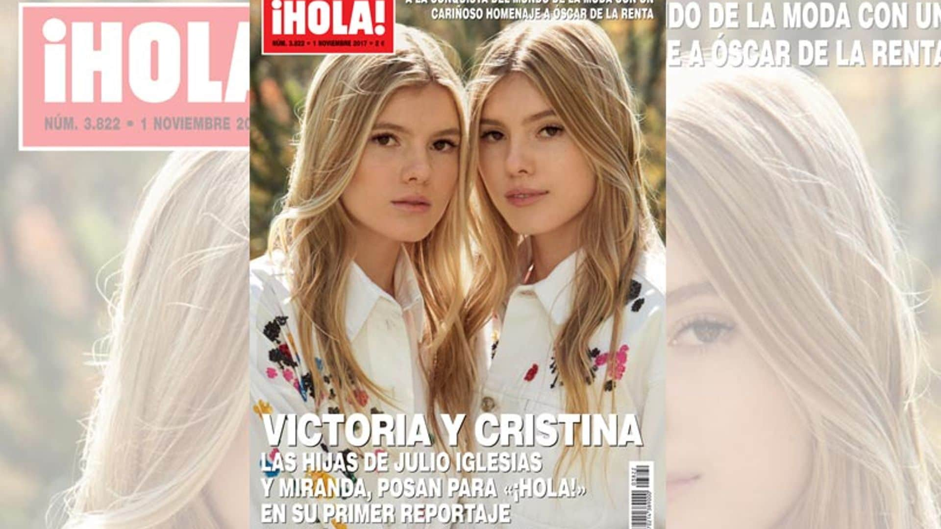 Victoria y Cristina, las hijas de Julio Iglesias, posan para '¡HOLA!' en su primer reportaje