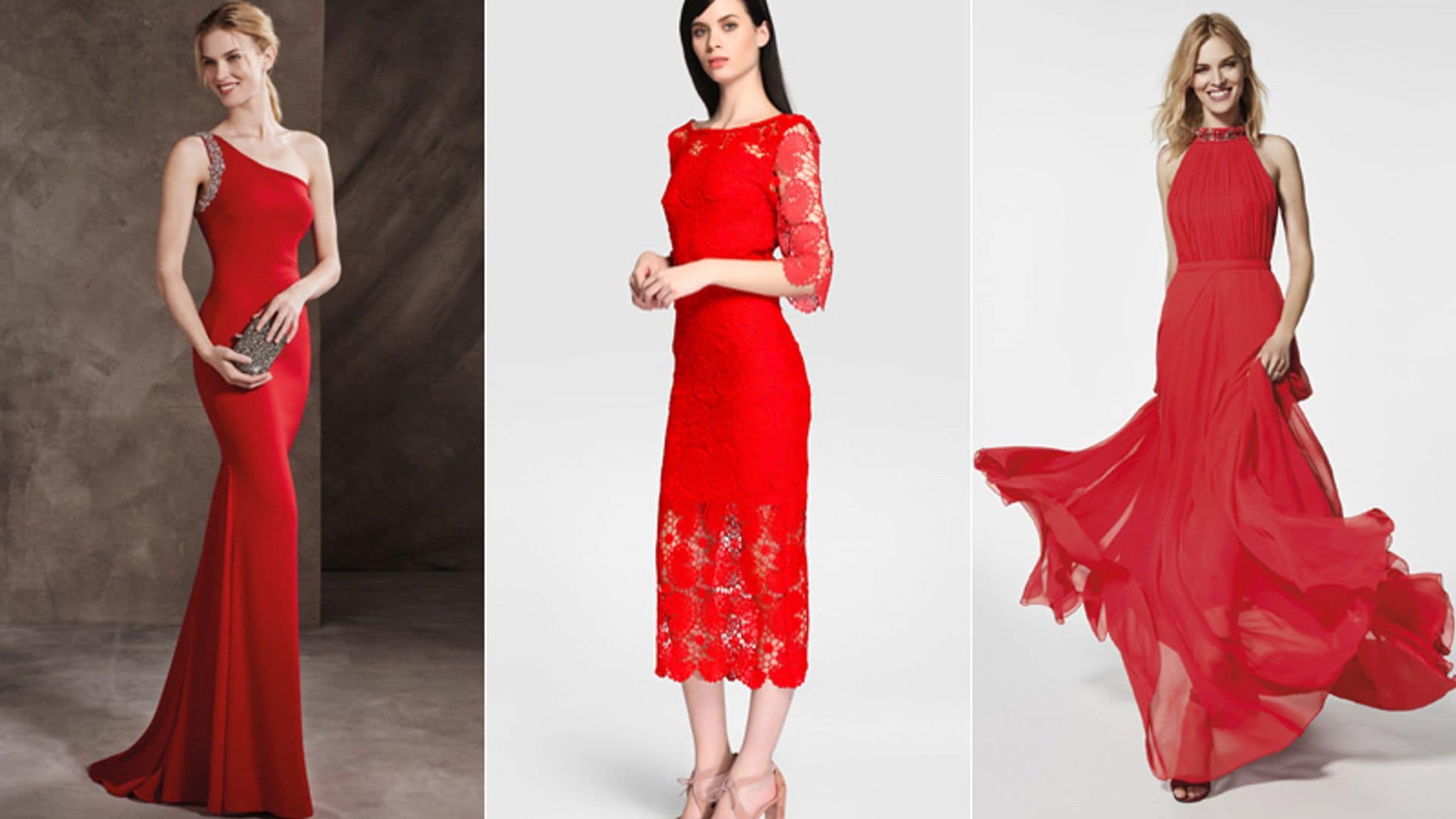 Vestidos de fiesta: ¿Te atreves con el rojo?