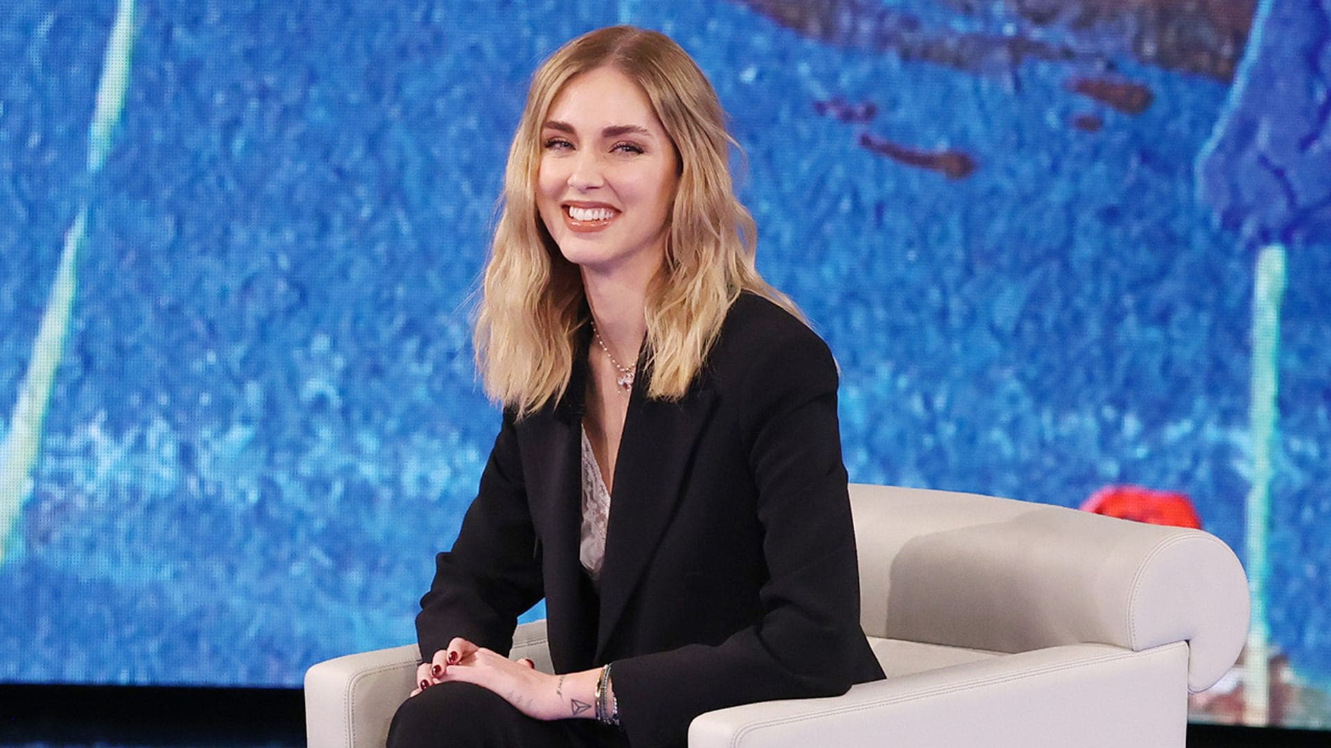 Lo que Chiara Ferragni ha querido transmitir con su look en la entrevista de la televisión italiana