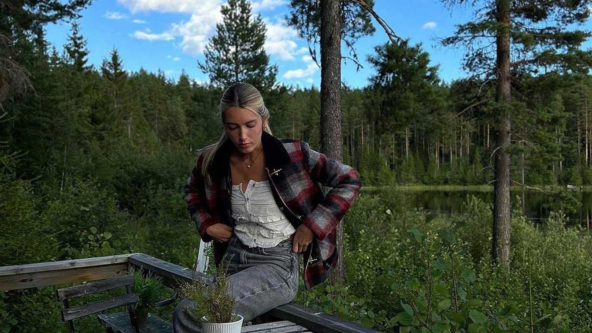 Jornadas de pesca y paseos en la naturaleza: así han sido las vacaciones de Daniela Figo en Suecia