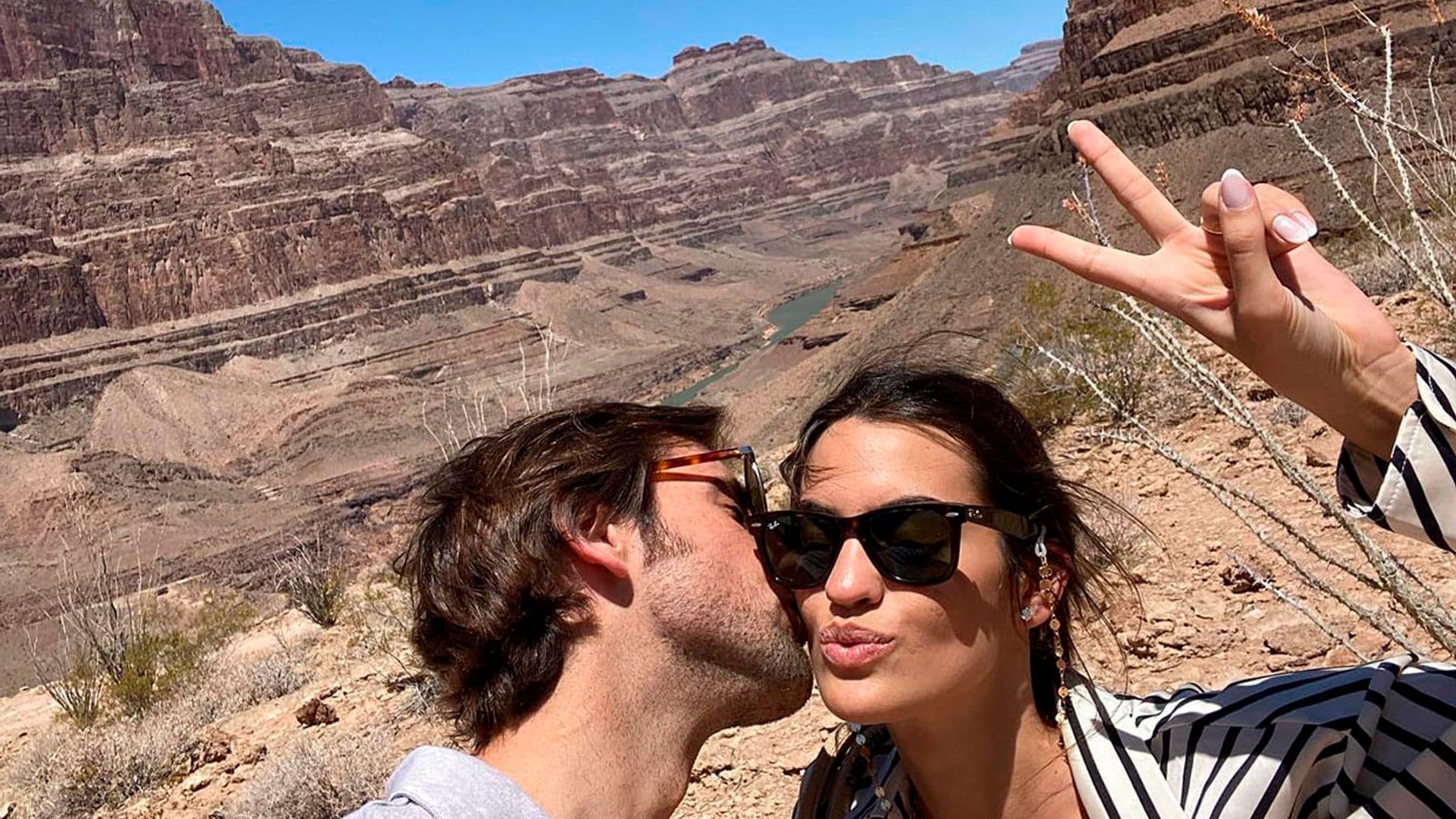 La espectacular luna de miel de Marta Lozano y Lorenzo Remohi en el Gran Cañón del Colorado y Las Vegas