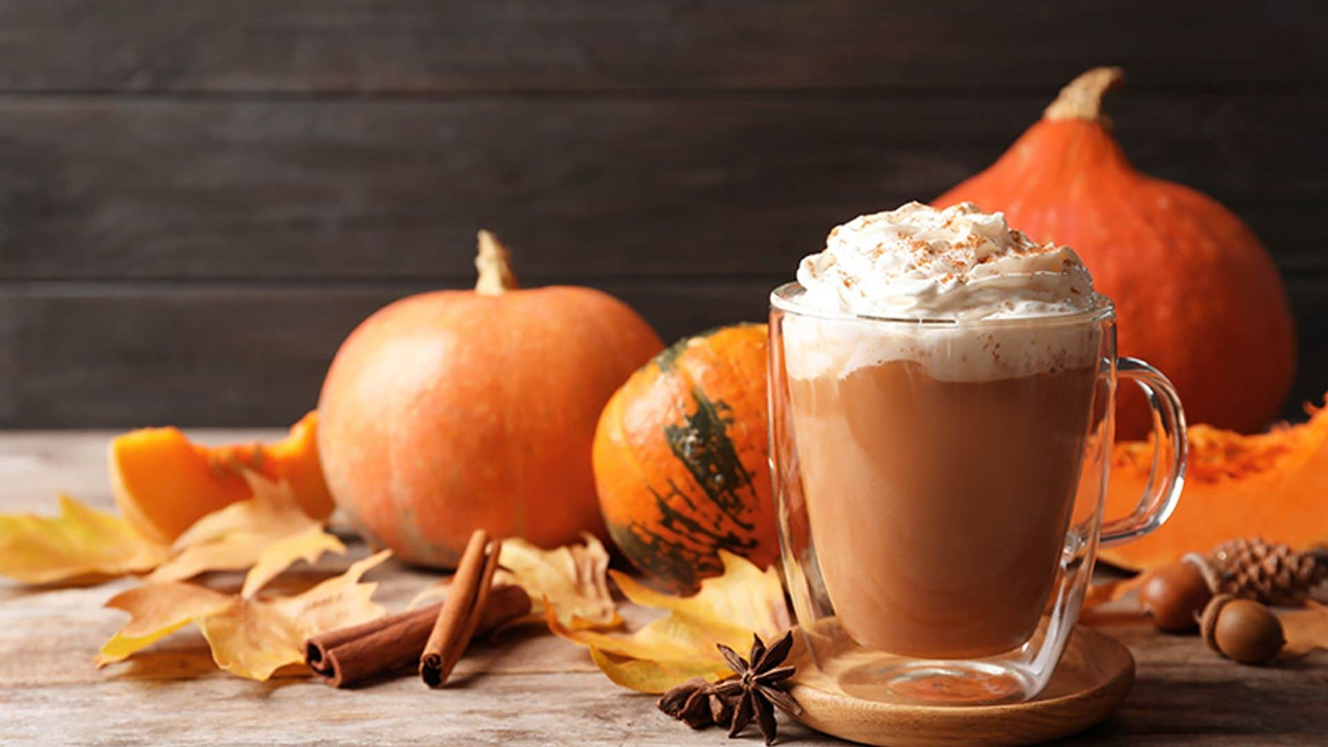 pumpkin spice late cafe calabaza