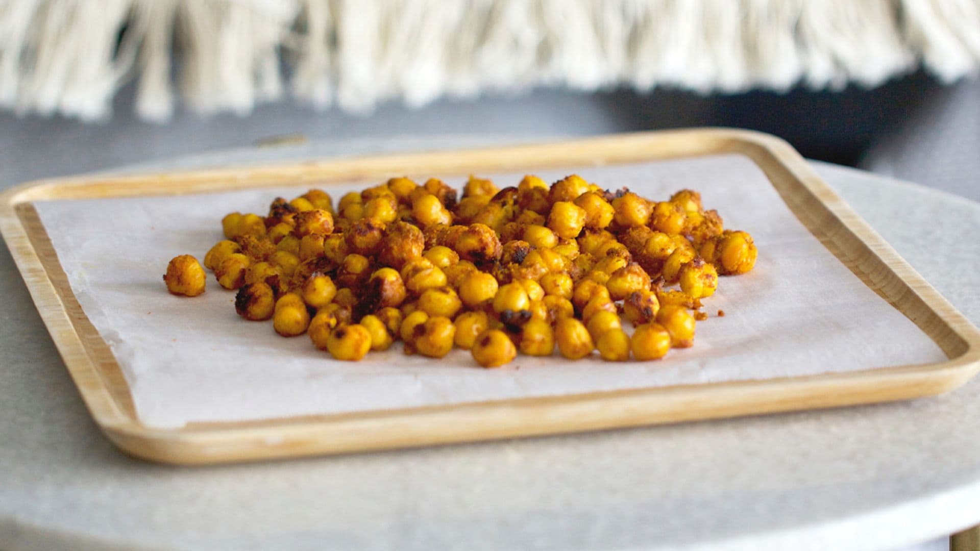 ‘Snacks’ saludables: adiós patatas fritas, hola garbanzos al horno