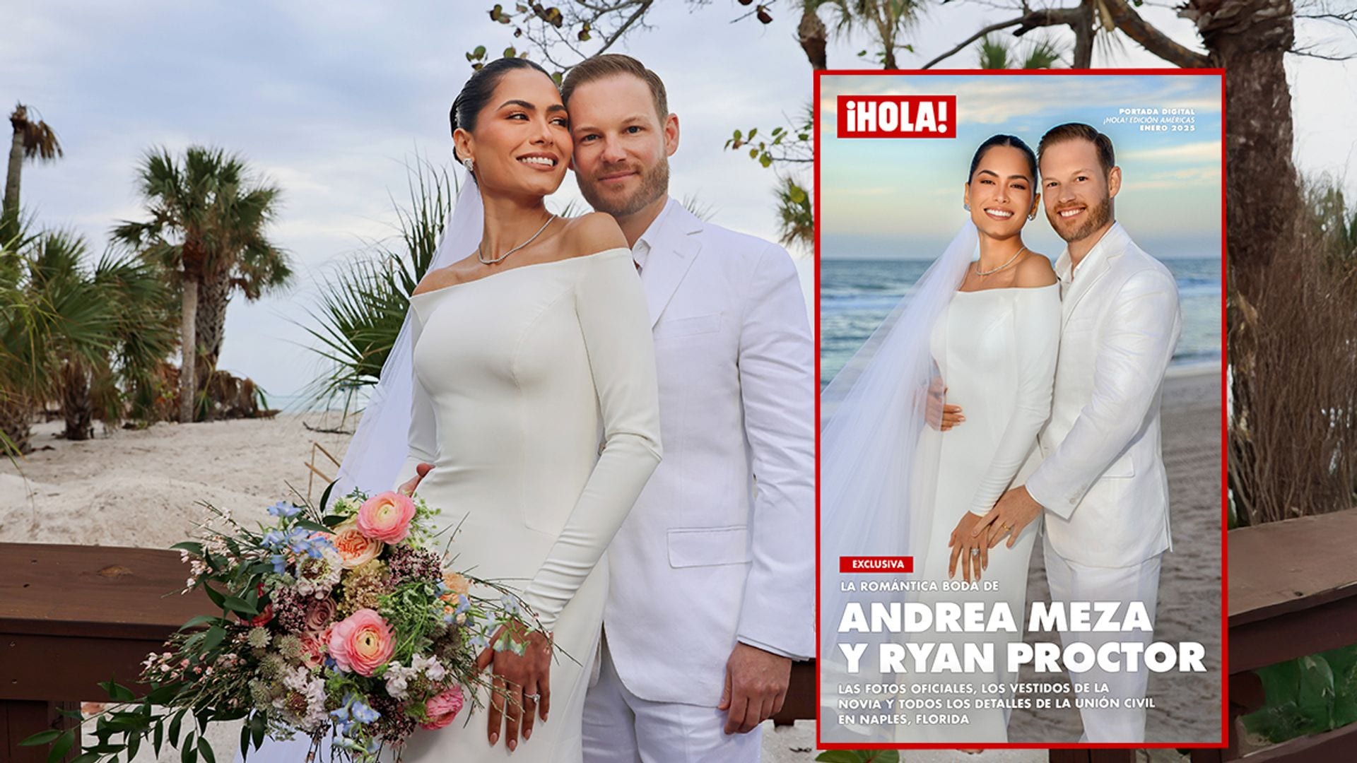 La romántica boda de Andrea Meza y Ryan Proctor [EXCLUSIVA]