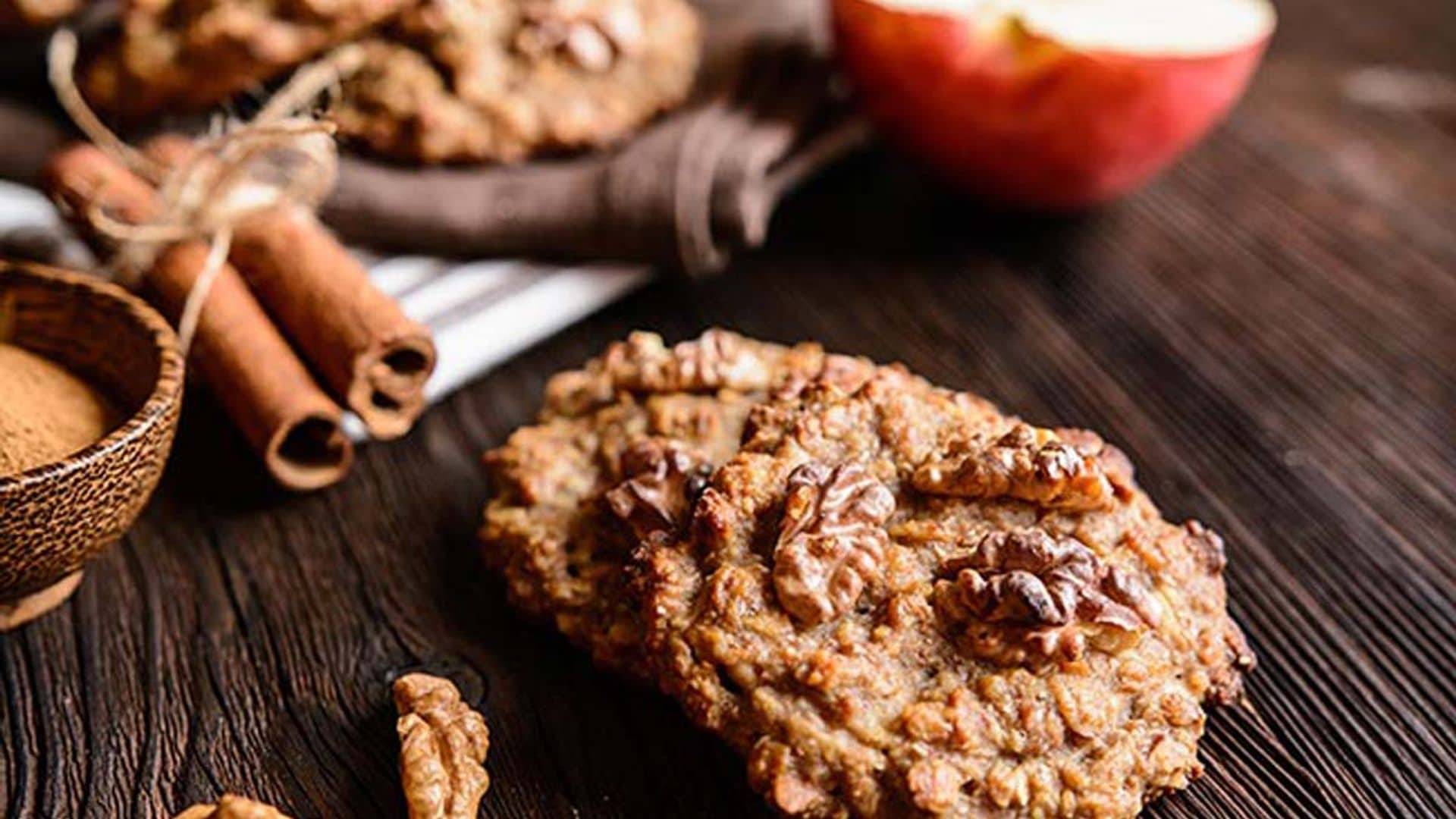 Galletas de manzana y nueces